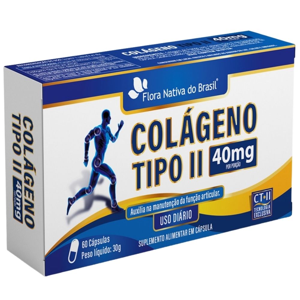Colágeno Tipo 2 Flora Nativa 60 Cápsulas
