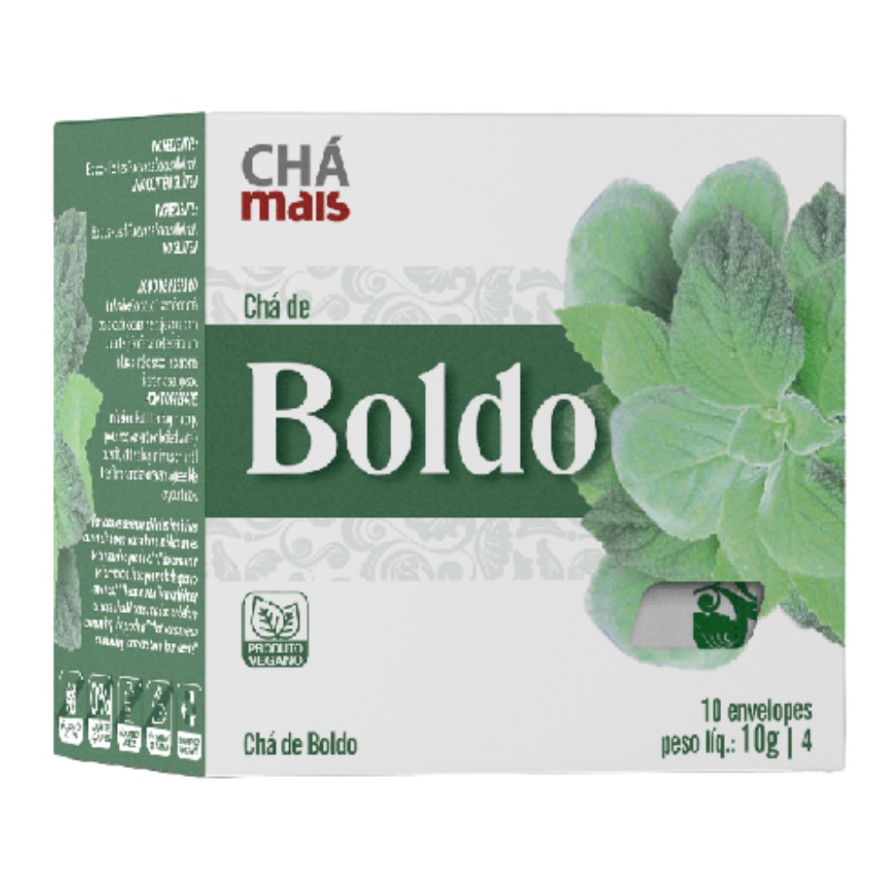 Chá de Boldo Chá Mais ClinicMais 10 sachês