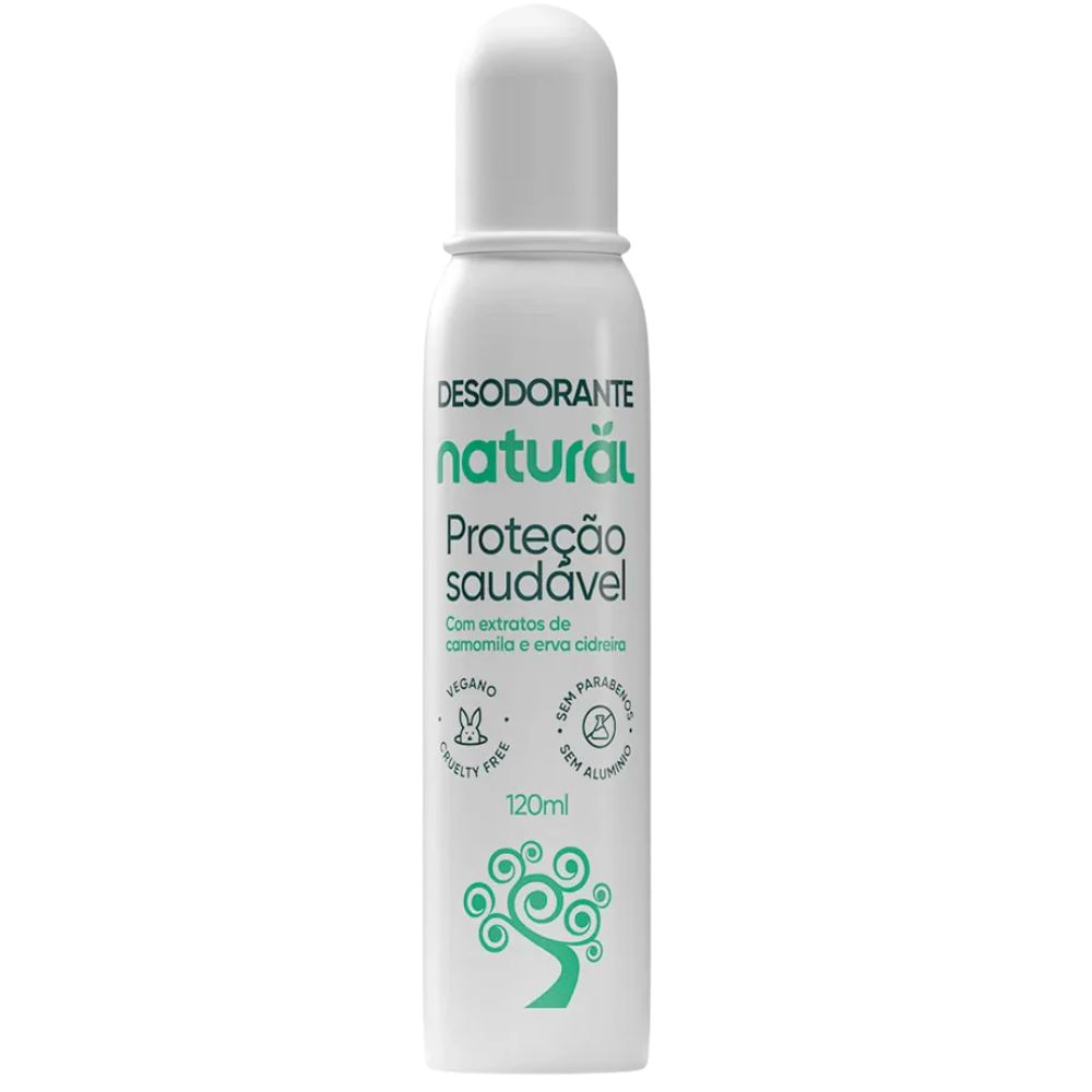 Desodorante Natural com Camomila e Erva Cidreira Orgânico Natural 120ml