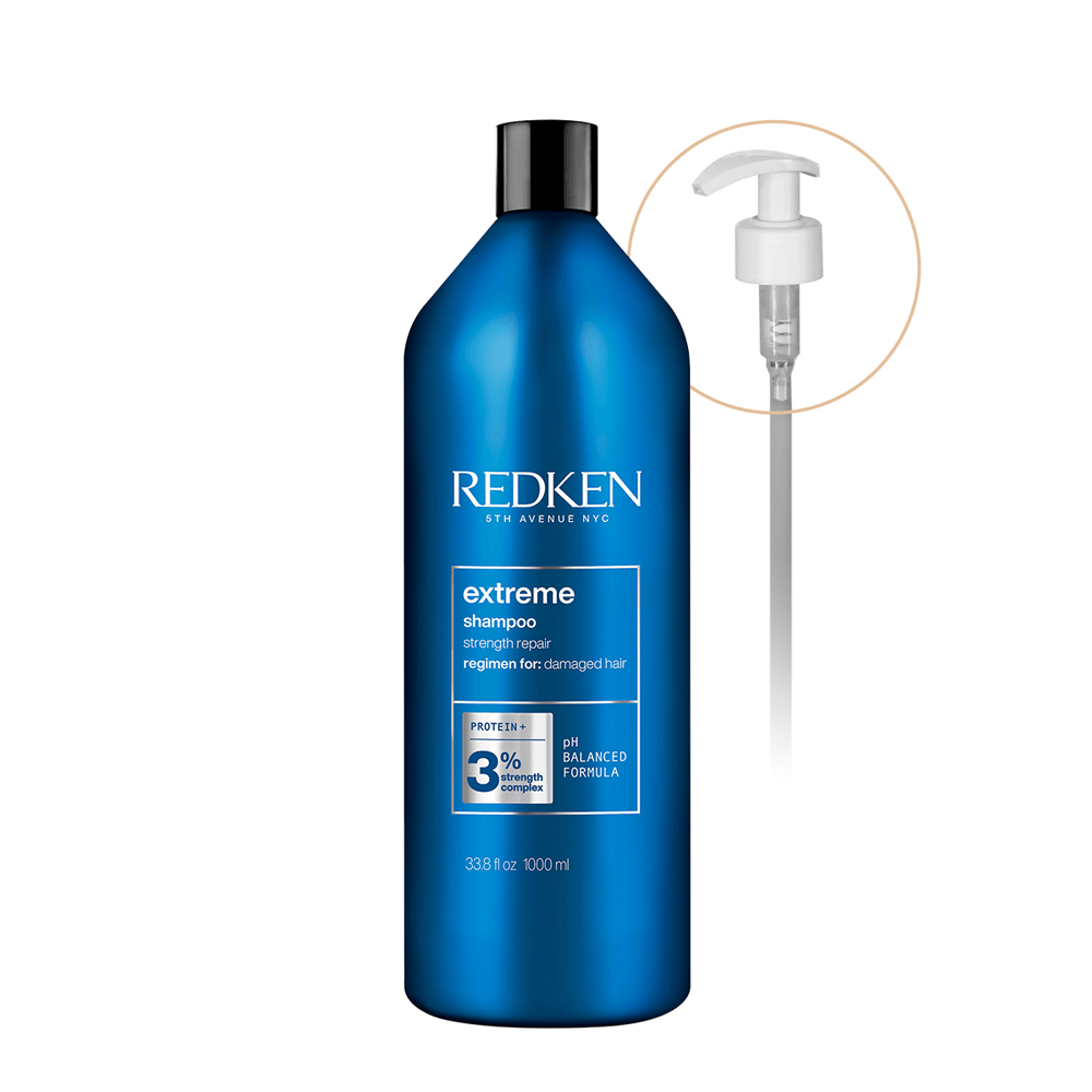 Kit Extreme Redken Shampoo 1l + Válvula Pump
