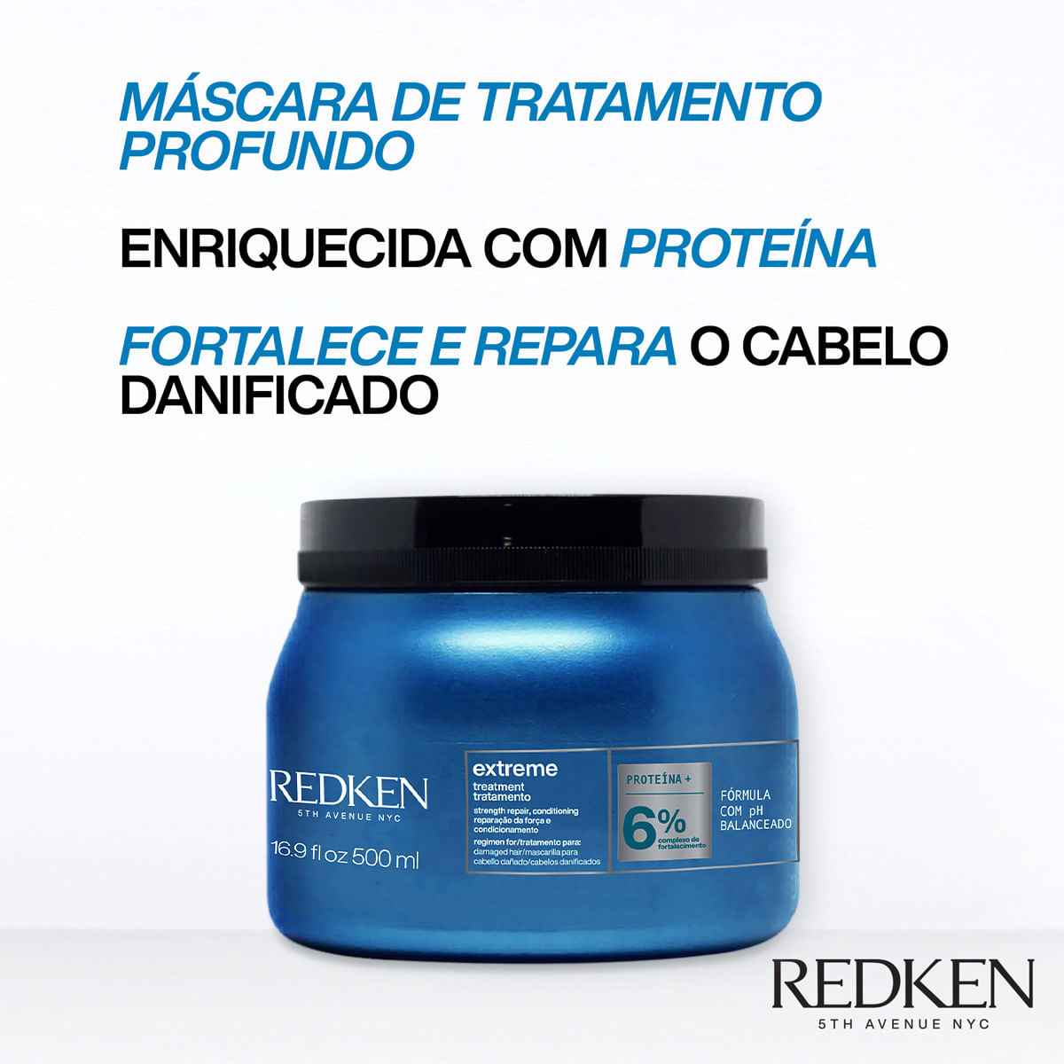 Kit Extreme Redken Shampoo 1L + Máscara 500ml