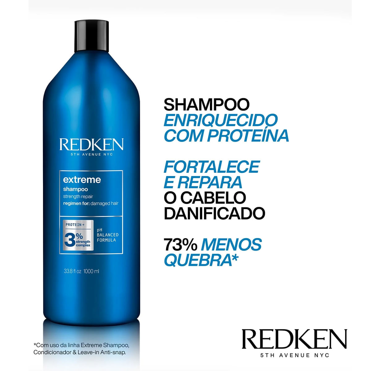 Shampoo Extreme Redken 1L 2 Unidades