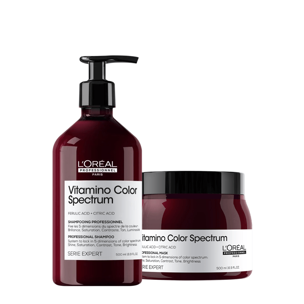 Kit Vitamino Color Spectrum L'oréal Professionnel Shampoo 500ml + Máscara 500ml