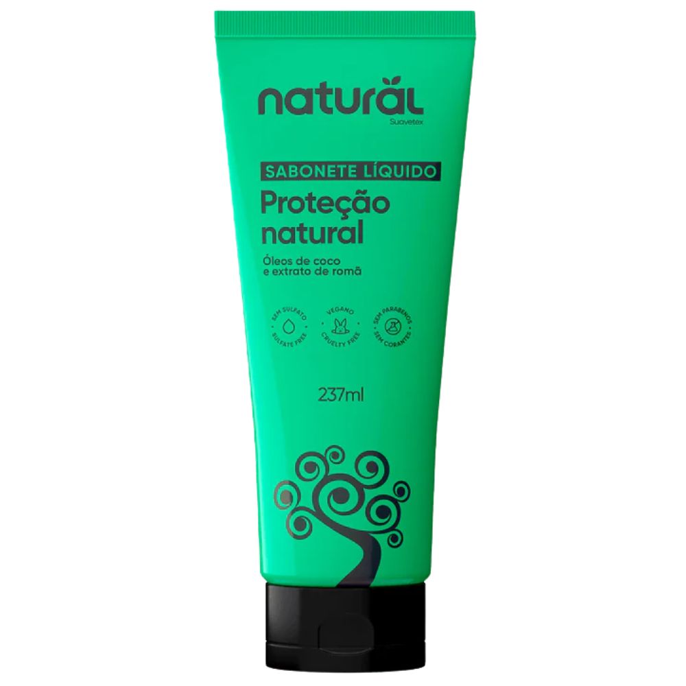 Sabonete Líquido Natural Com Óleo De Coco E Romã Orgânico Natural 237ml