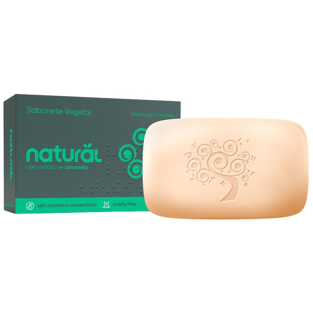 Sabonete em Barra Natural com Camomila Orgânico Natural 80g