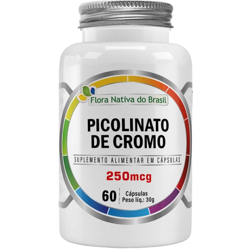 Picolinato de Cromo Flora Nativa 60 Cápsulas