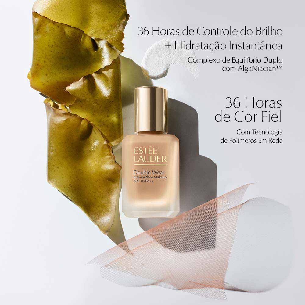 Base Líquida de Longa Duração Double Wear Estée Lauder 30ml Cor 4W1 Honey Bronze