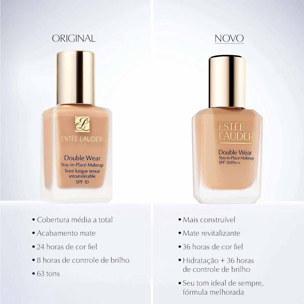 Base Líquida de Longa Duração Double Wear Estée Lauder 30ml Cor 2C1 Pure Beige