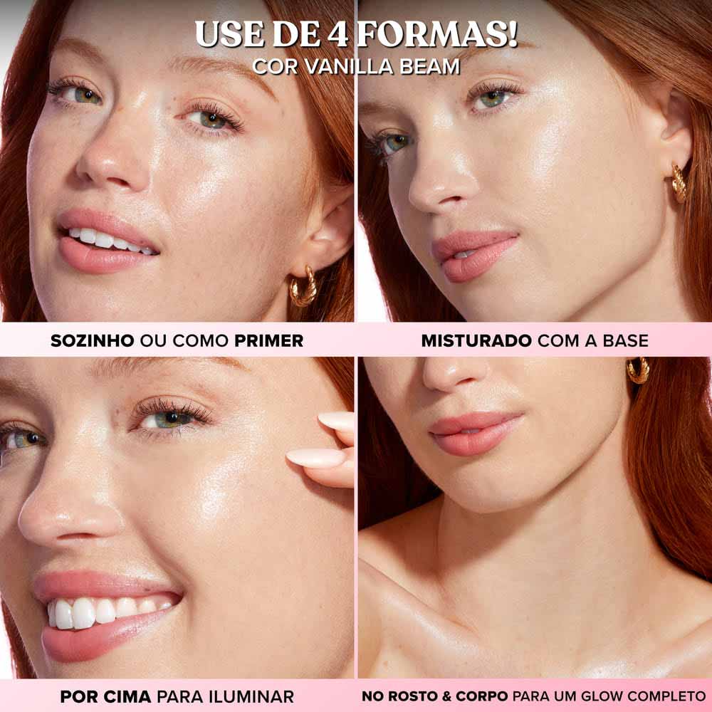 Iluminador Líquido Multifuncional Born This Way Super Glow Too Faced Cor Vanilla Beam