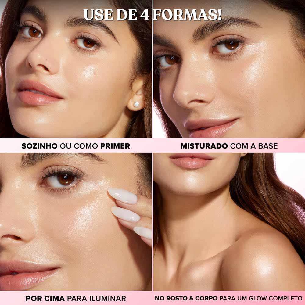 Iluminador Líquido Multifuncional Born This Way Super Glow Too Faced Cor Honey Glow