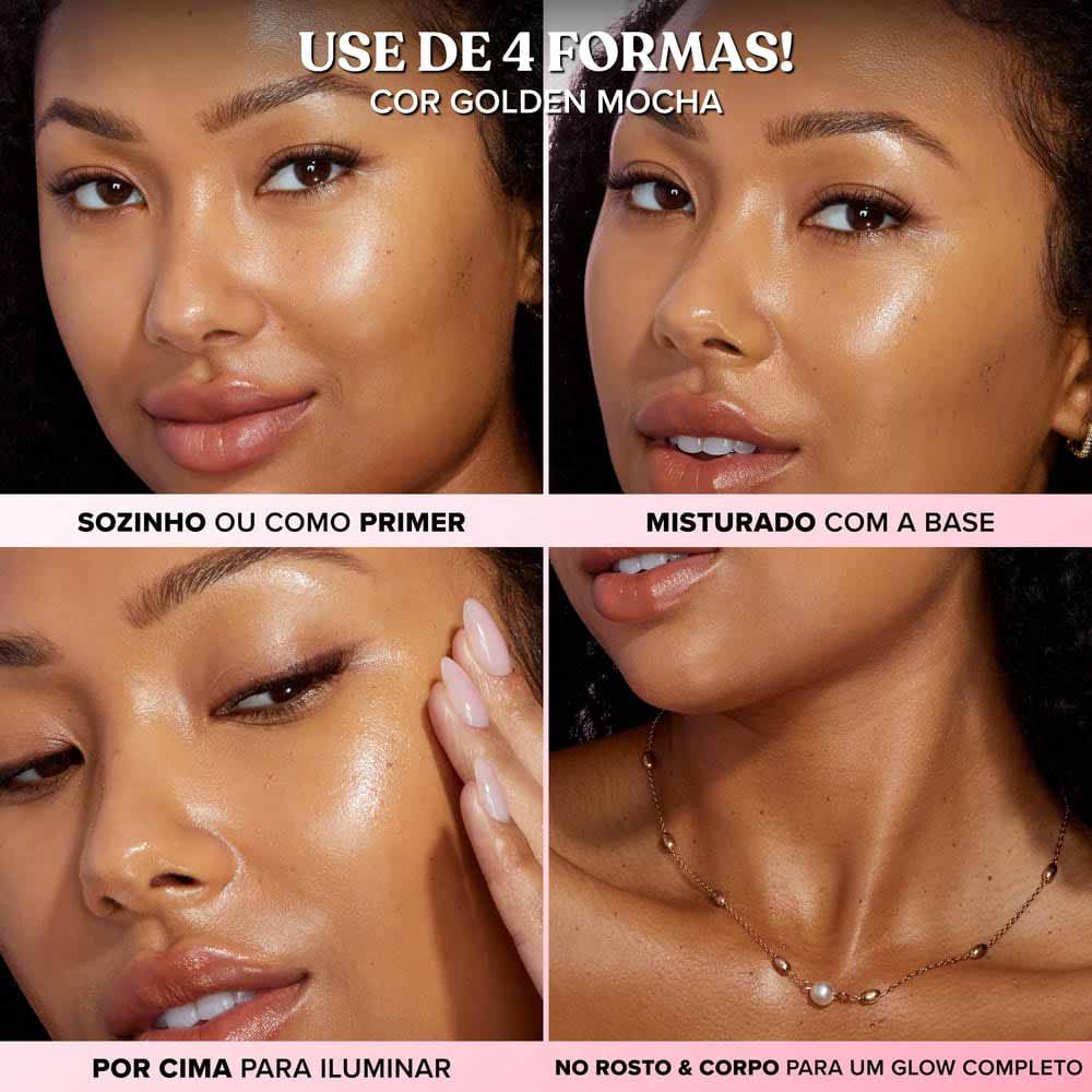 Iluminador Líquido Multifuncional Born This Way Super Glow Too Faced Cor Golden Mocha