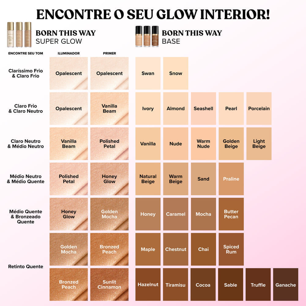 Iluminador Líquido Multifuncional Born This Way Super Glow Too Faced Cor Golden Mocha