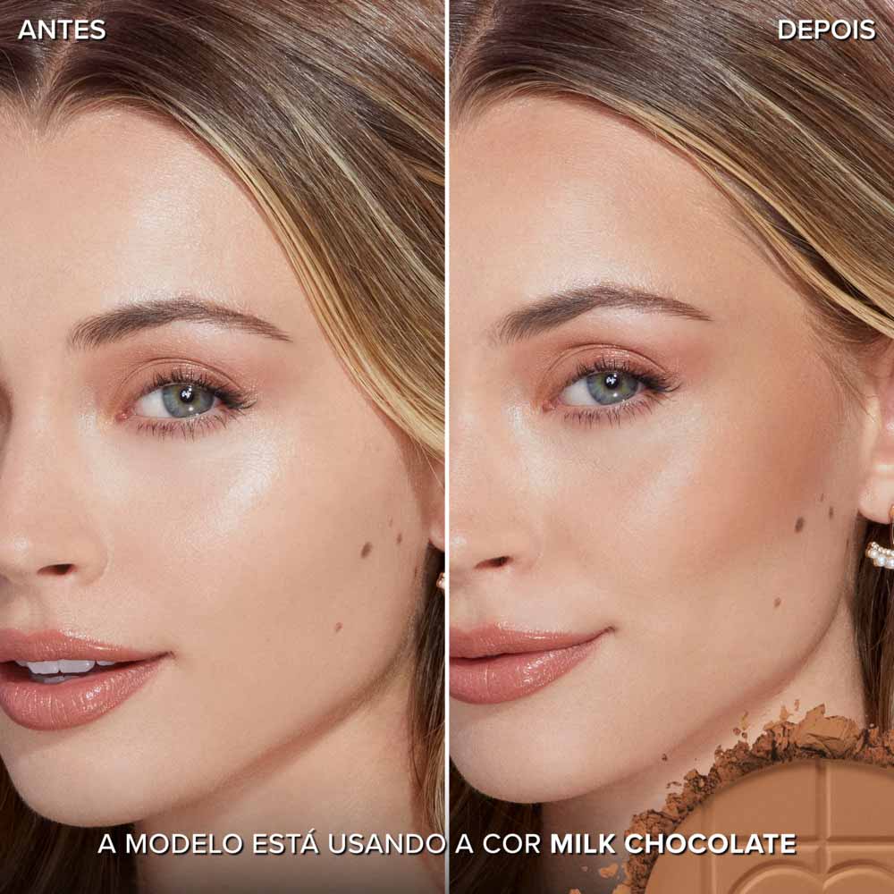 Bronzeador em Pó Matte Chocolate Soleil Too Faced Cor Milk Chocolate
