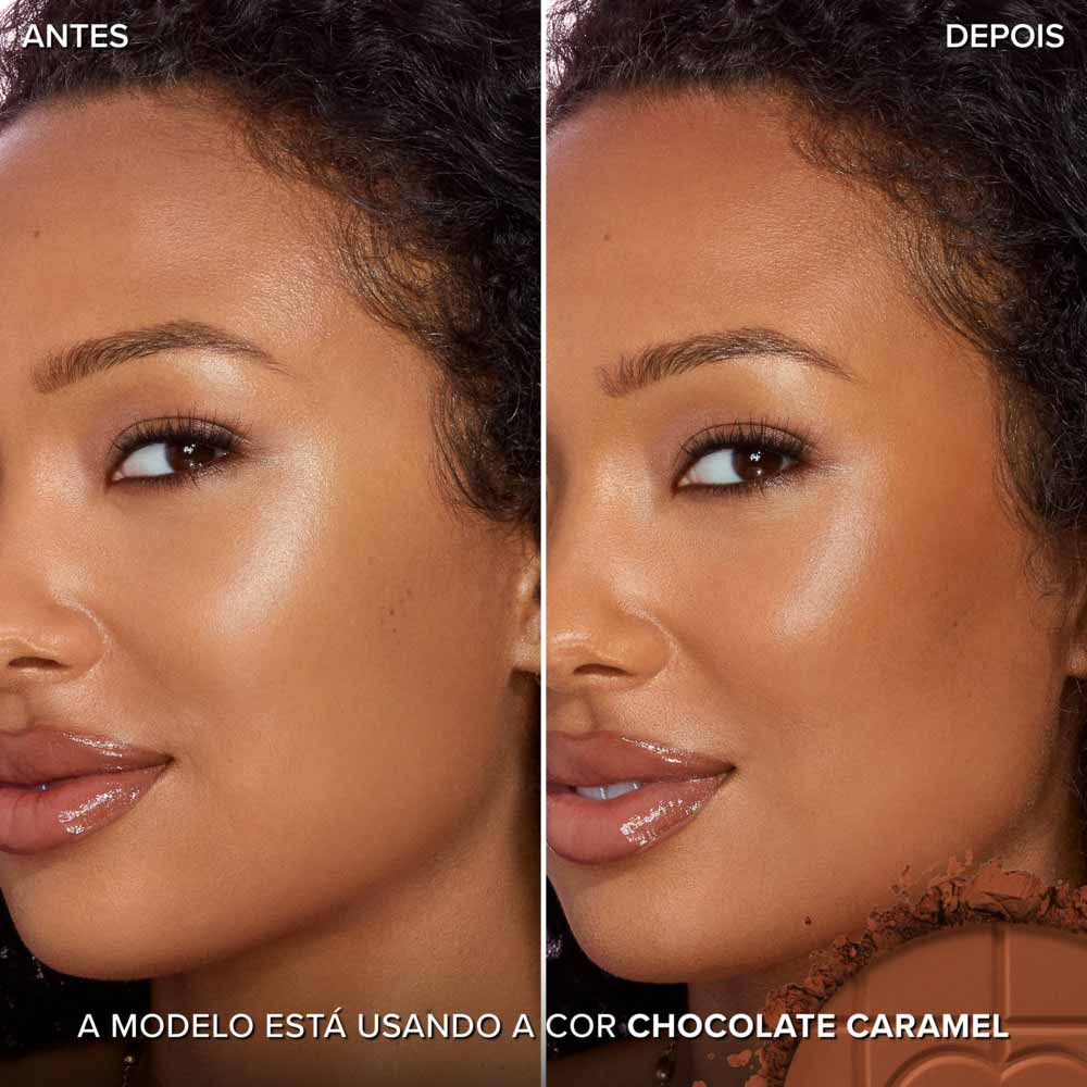 Bronzeador em Pó Matte Chocolate Soleil Too Faced Cor Chocolate Caramel