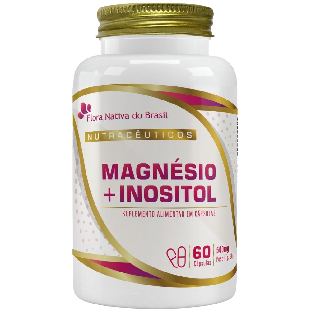 Magnésio + Inositol Flora Nativa 60 Cápsulas