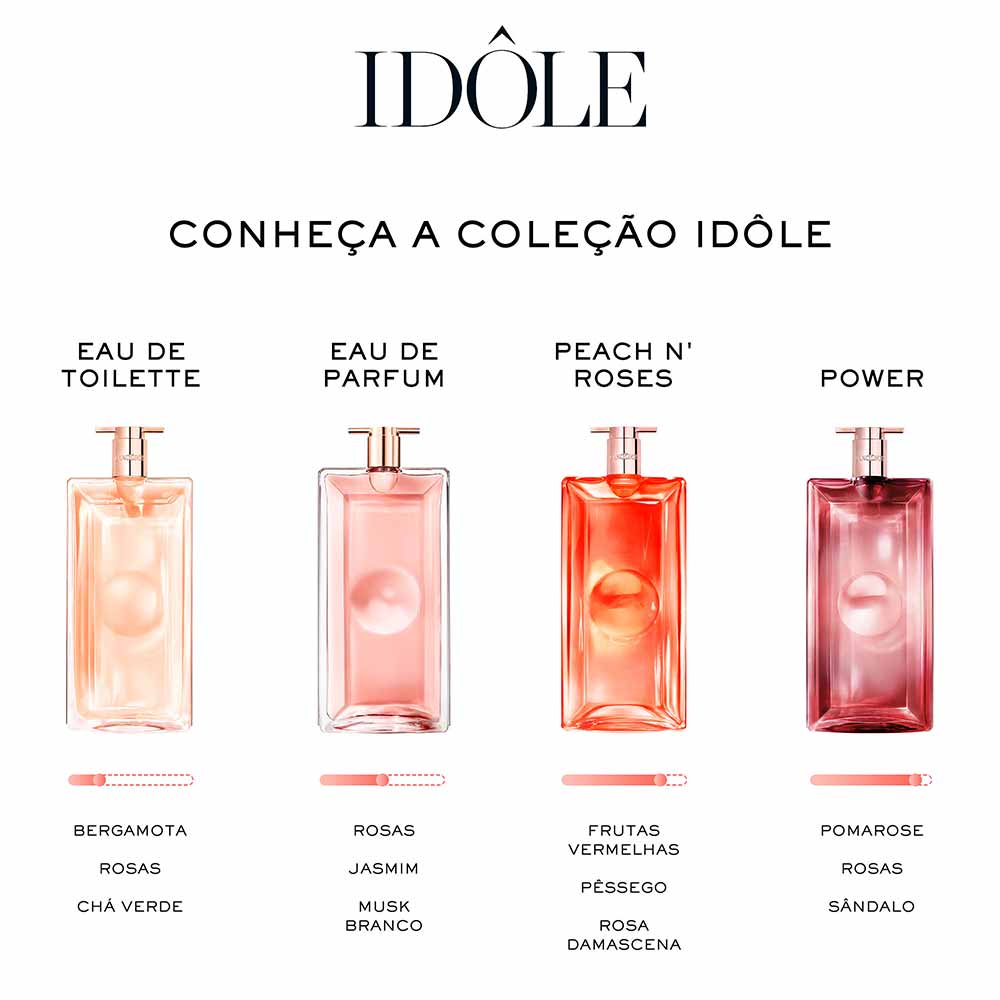Perfume Feminino Idôle Peach N Roses Lâncome Eau De Parfum 50ml