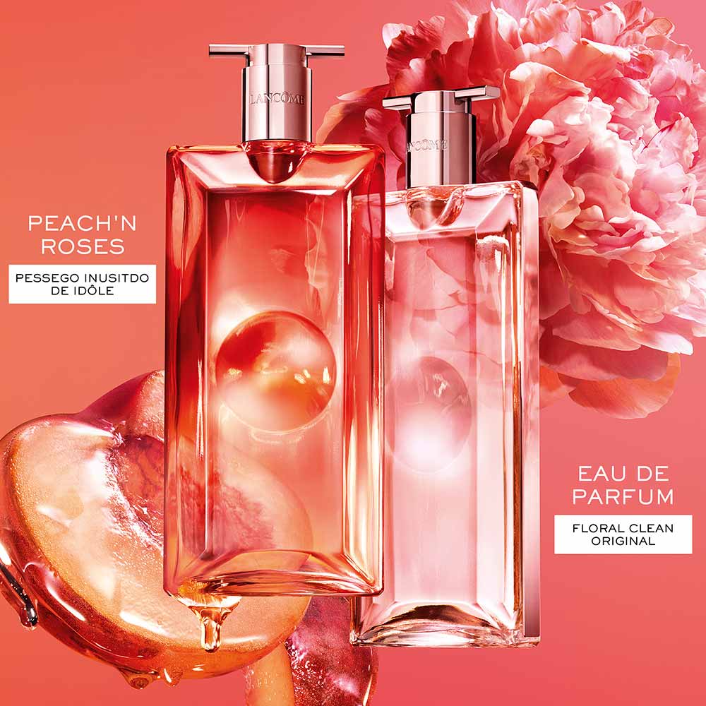 Perfume Feminino Idôle Peach N Roses Lâncome Eau De Parfum 100ml
