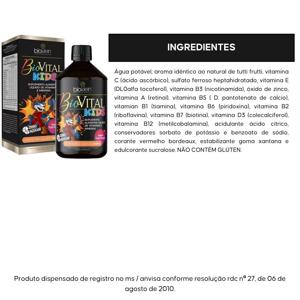 Biovital Kids Bioklein 240ml