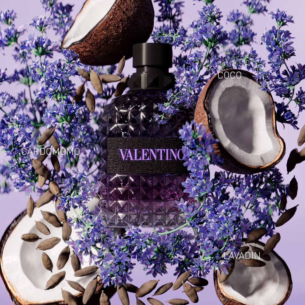 Perfume Masculino Born In Roma Purple Melancholia Valentino Eau de Toilette 100ml