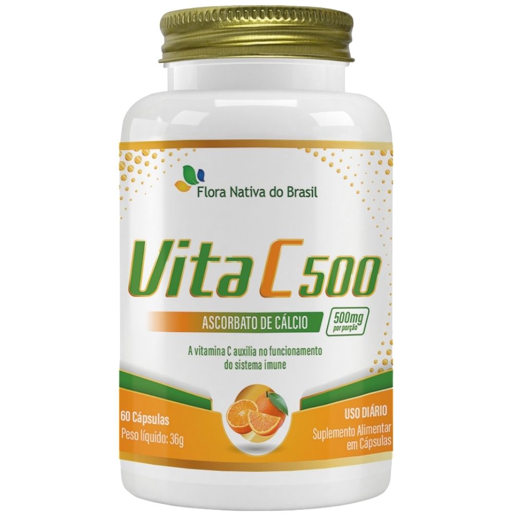 Vitamina C 500mg Flora Nativa 60 Cápsulas