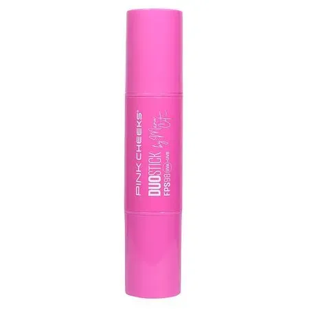 Duo Stick Bronzer e Blush by Manu Cit FPS 98 FPUVA 46 Pink Cheeks Cor Heat e Bronzer Trópico