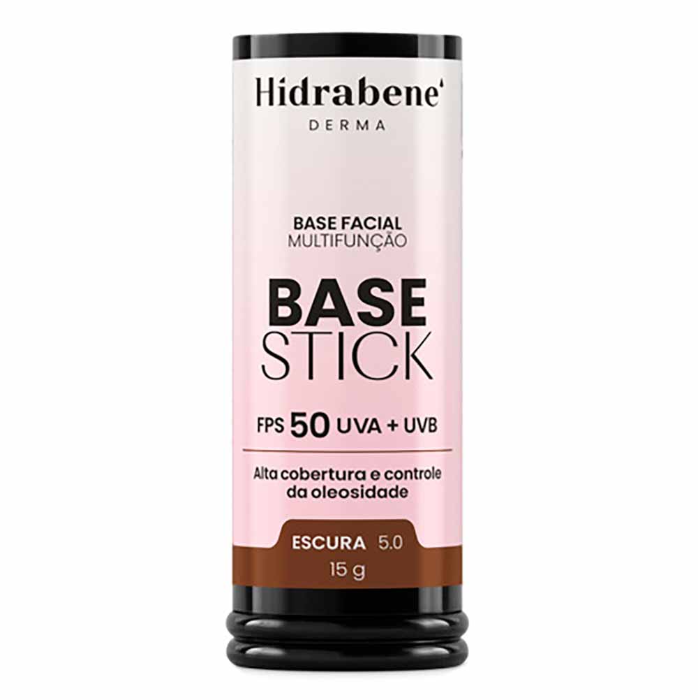 Base Stick Multifunção Hidrabene Fps 50 15g Cor Escura 5.0