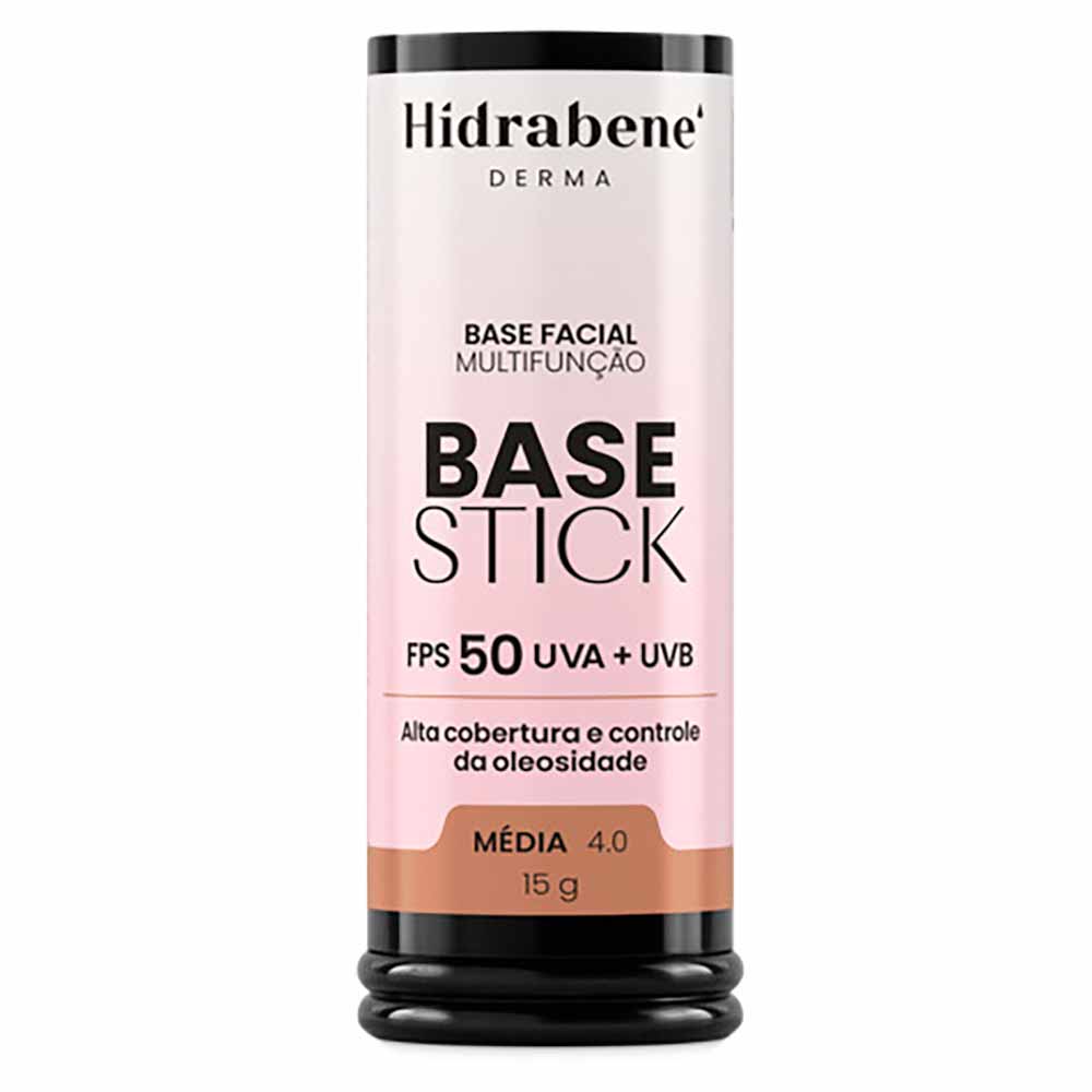 Base Stick Multifunção Hidrabene Fps 50 15g Cor Média 4.0