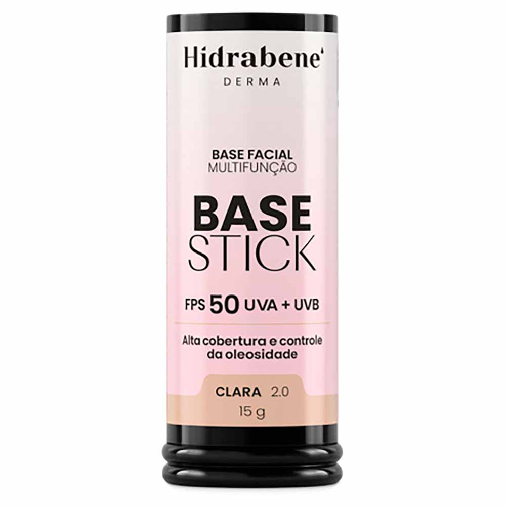 Base Stick Multifunção Hidrabene FPS 50 15g Cor Clara 2.0