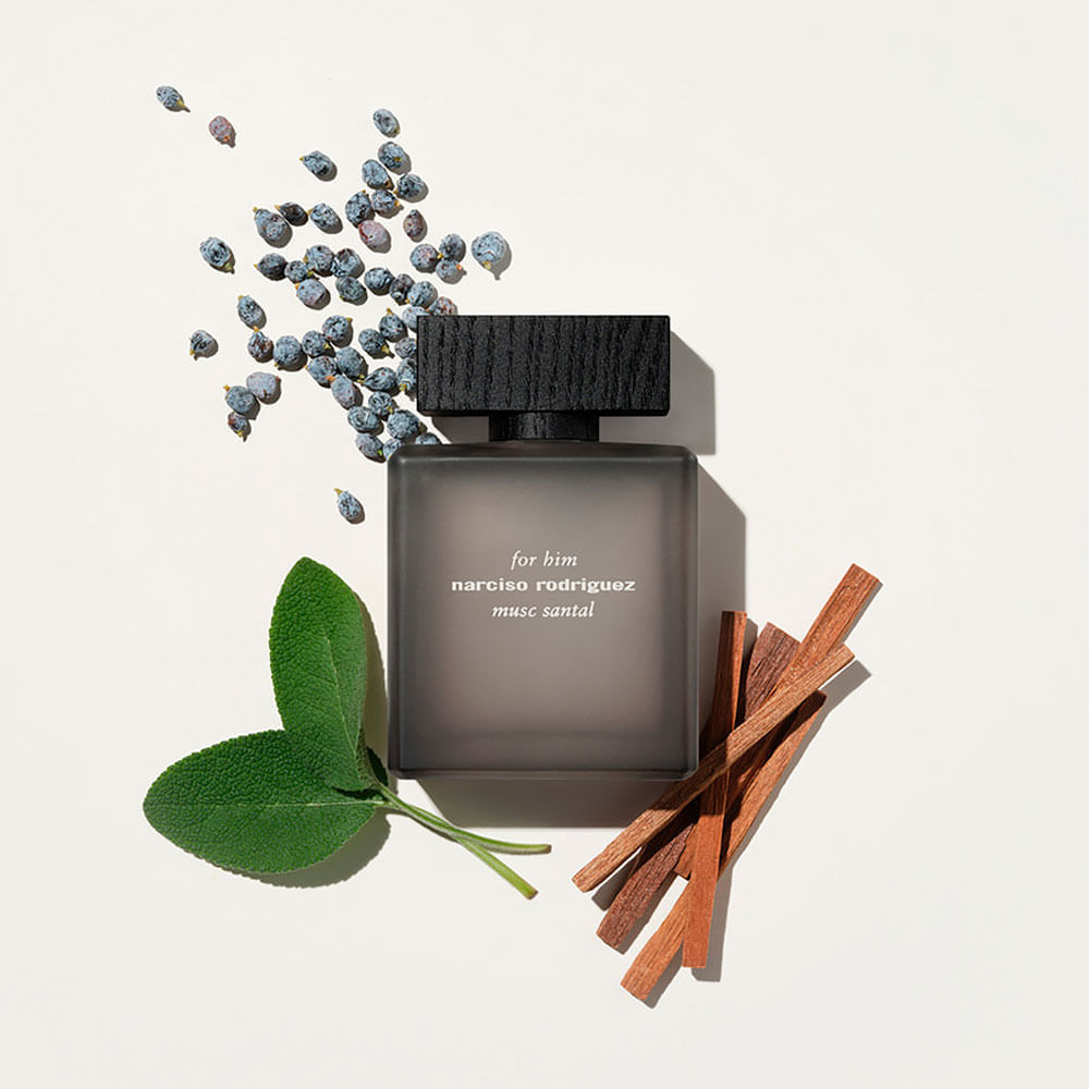 Perfume Masculino For Him Musc Santal  Narciso Rodriguez Intense Eau de Parfum 100ml