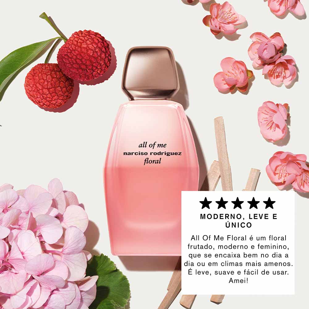 Perfume Feminino Nr All Of Me Floral Narciso Rodriguez Eau de Parfum 90ml