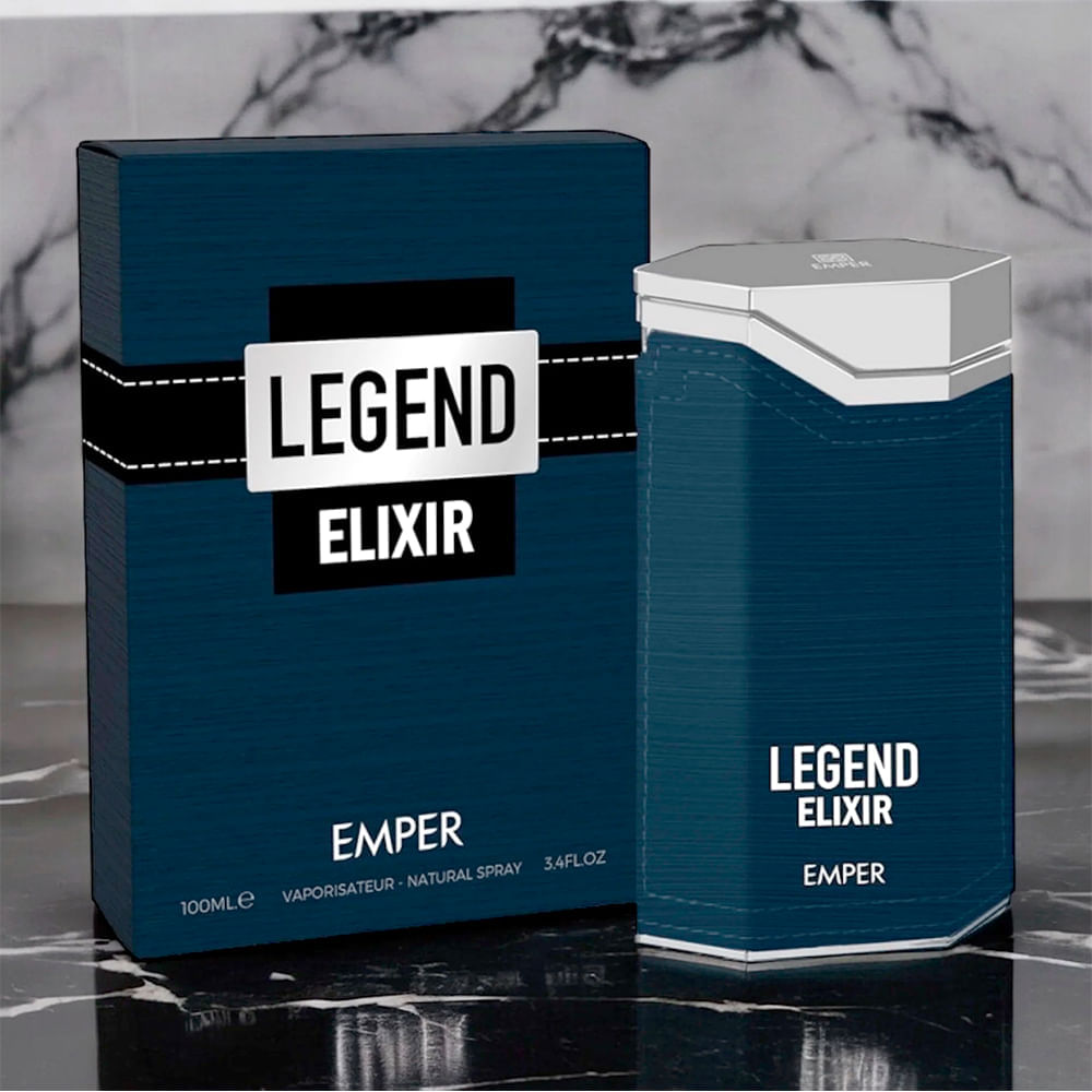 Perfume Árabe Masculino Legend Elixir Emper Eau de Parfum 100ml