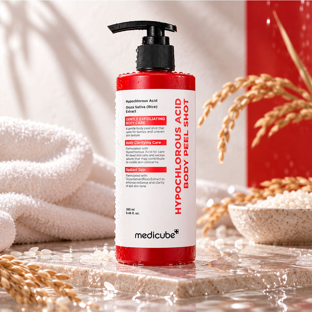 Esfoliante Corporal Hypochlorous Acid Rice Body Peel Shot Medicube 280ml