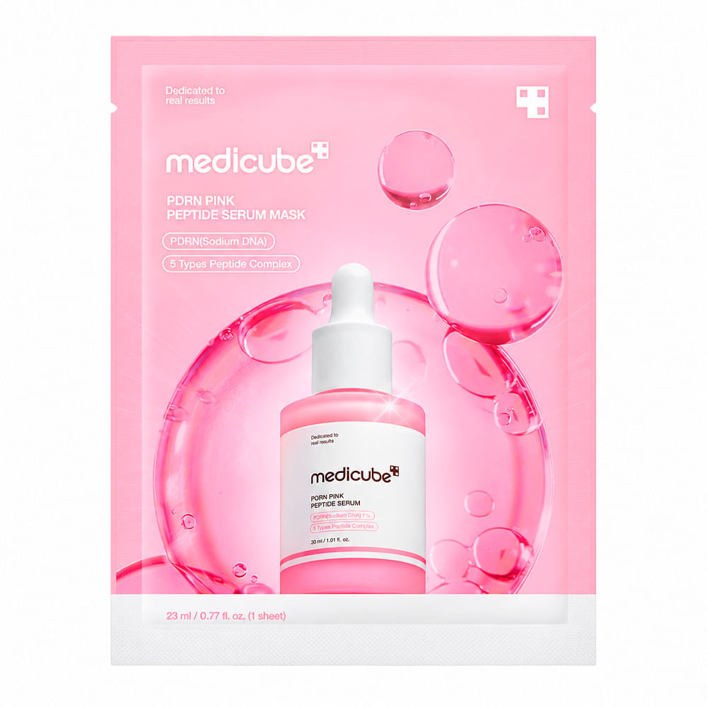 Máscara Facial PDRN Pink Peptide Ampoule Mask Medicube 23ml