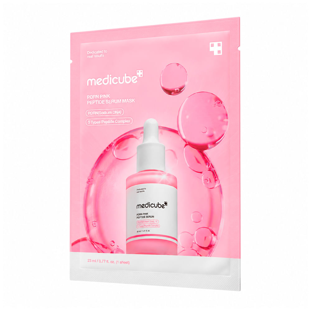 Máscara Facial PDRN Pink Peptide Ampoule Mask Medicube 23ml