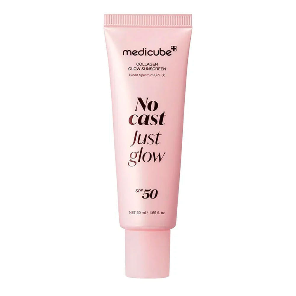 Protetor Solar Facial No Cast Just Glow Collagen Sunscreen Spf 50 Medicube 50ml