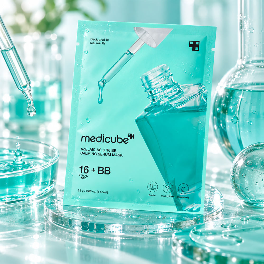 Máscara Facial Azelaic Acid 16 BB Calming Serum Mask Medicube 25g