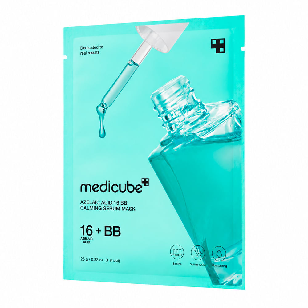 Máscara Facial Azelaic Acid 16 BB Calming Serum Mask Medicube 25g