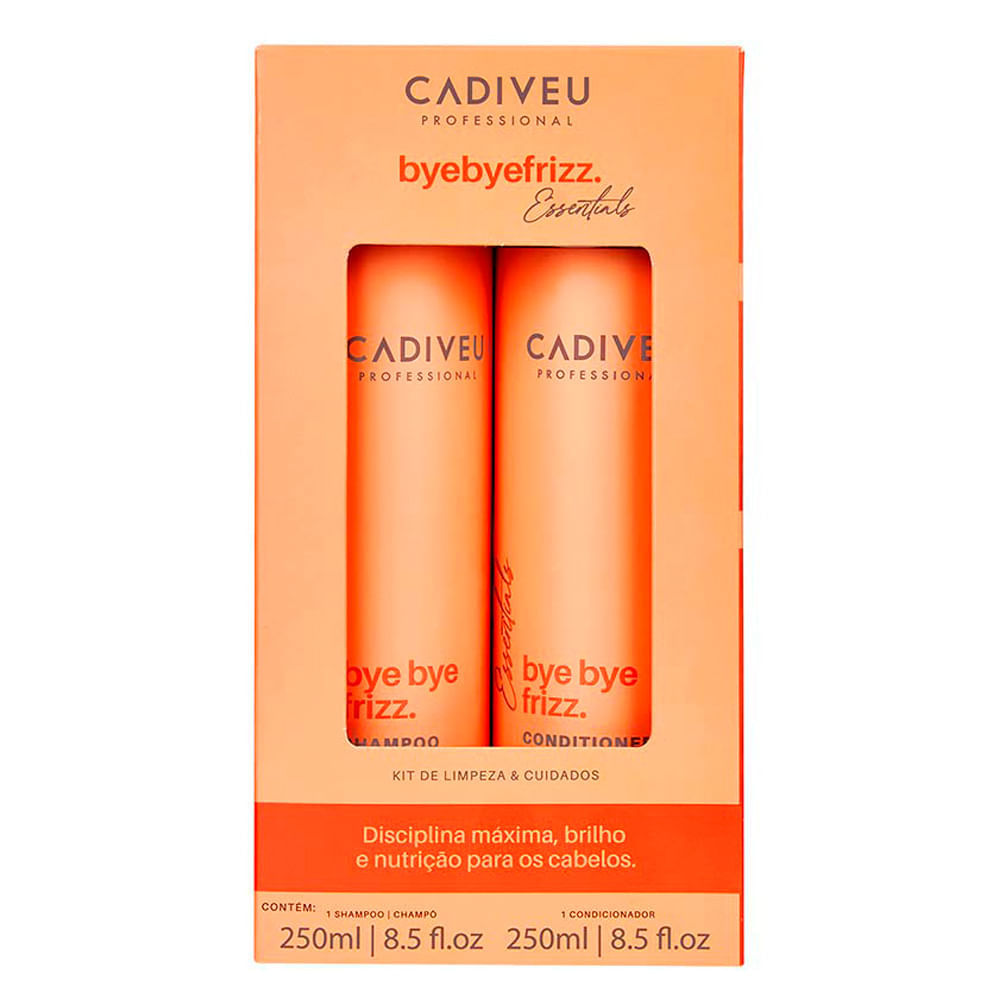 Kit Cadiveu Professional Bye Bye Frizz Shampoo 250ml + Condicionador 250ml