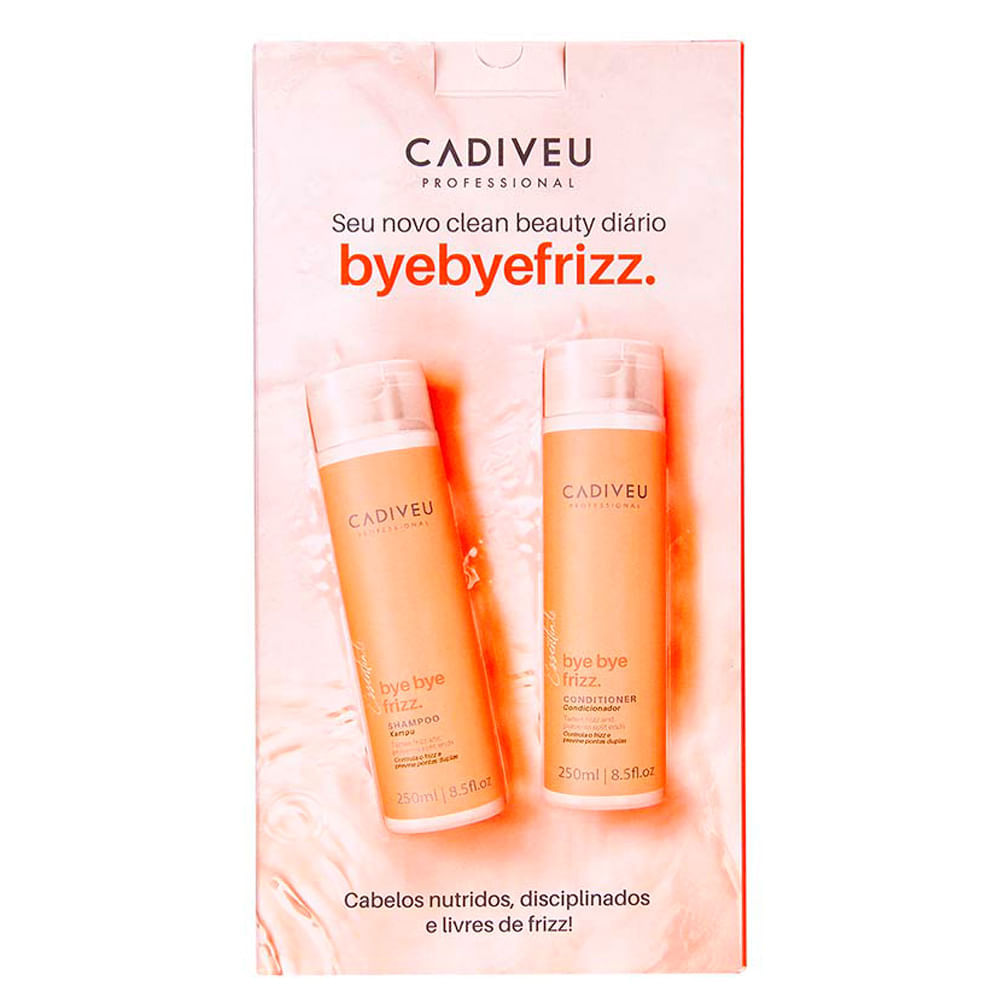 Kit Cadiveu Professional Bye Bye Frizz Shampoo 250ml + Condicionador 250ml