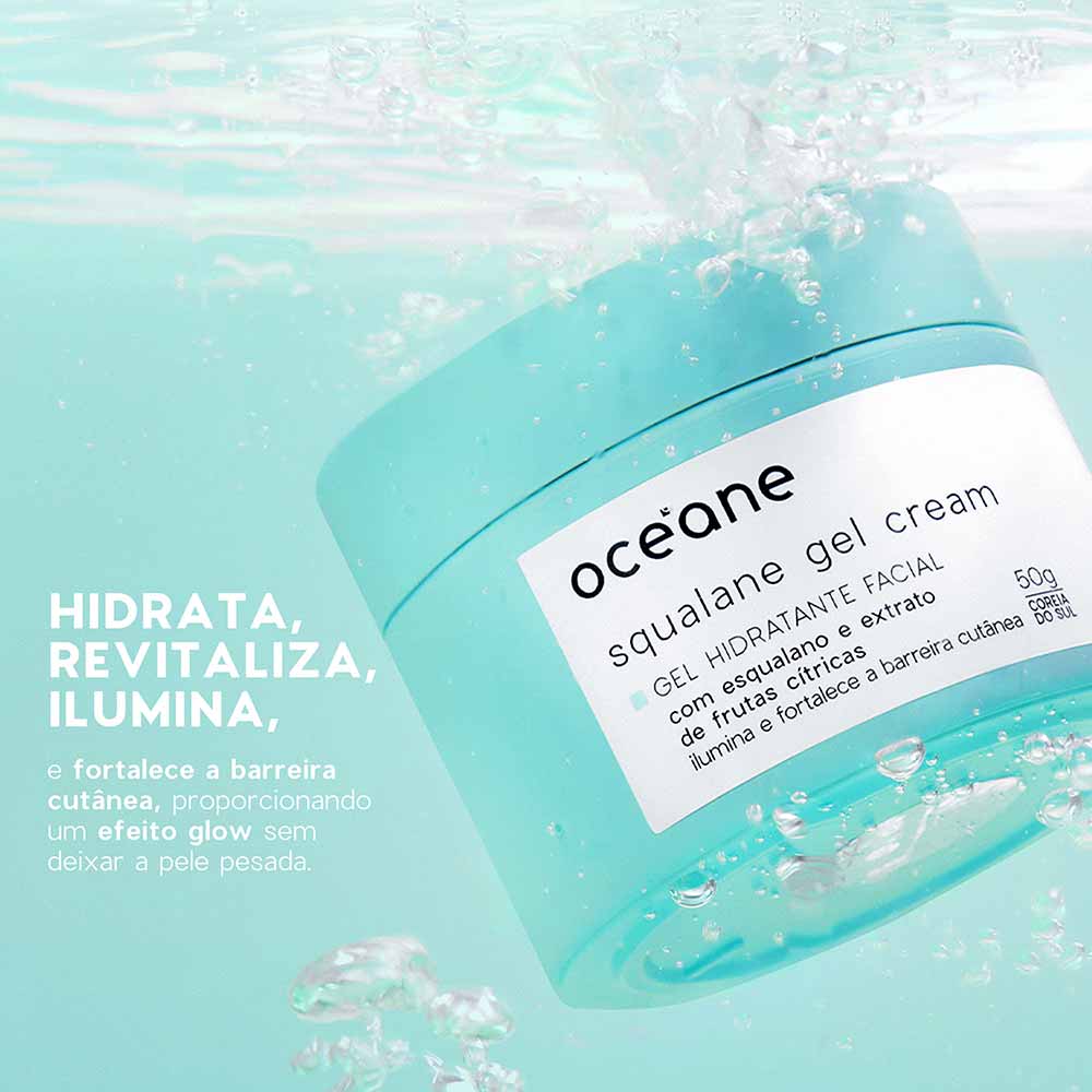 Gel Hidratante Facial Gel Cream Squalane Oc??ane 50g