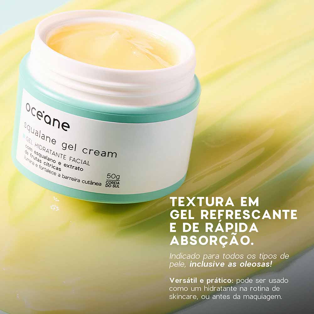 Gel Hidratante Facial Gel Cream Squalane Oc??ane 50g