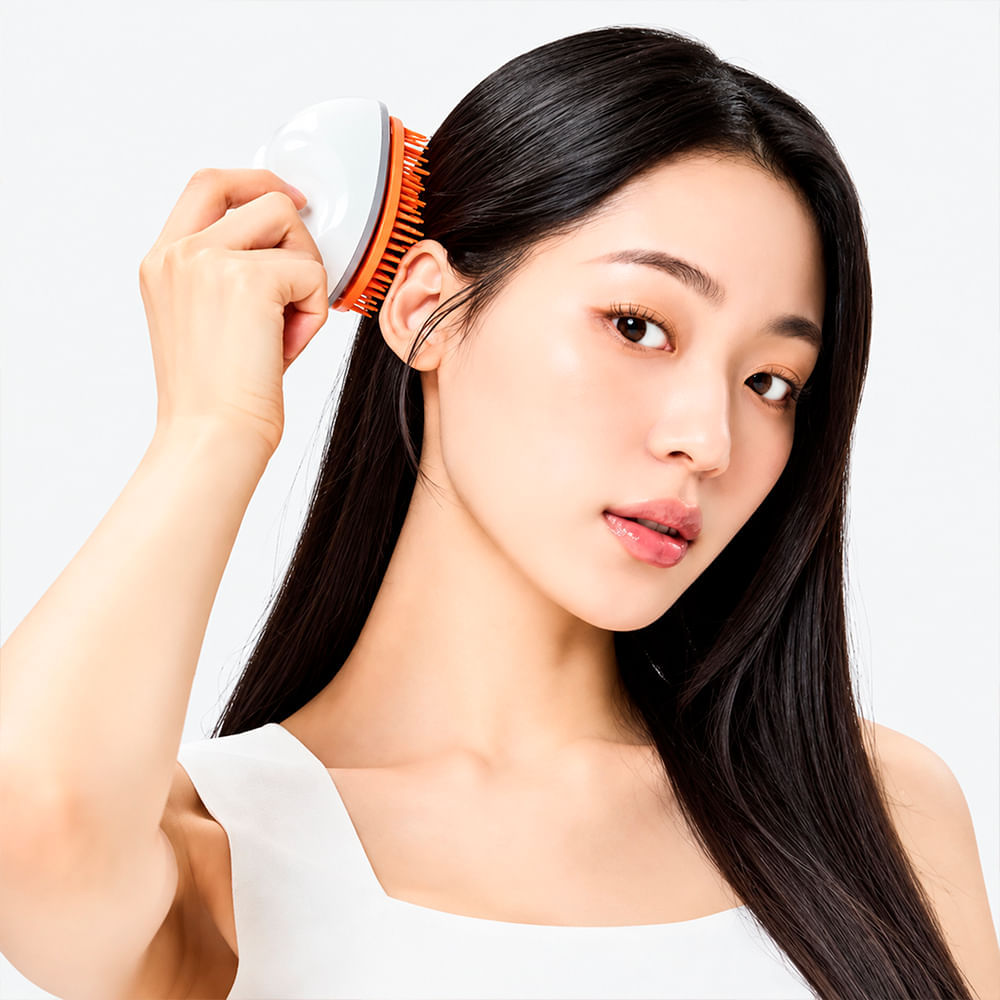 Escova Massageadora Capilar Lilyeve Grow:Turn Brush Steam Booster