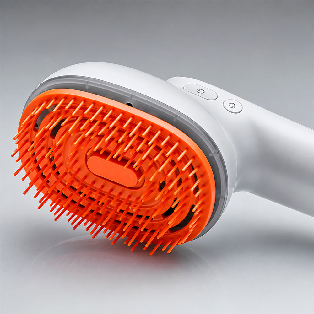 Escova Massageadora Capilar Lilyeve Grow:Turn Brush Steam Booster