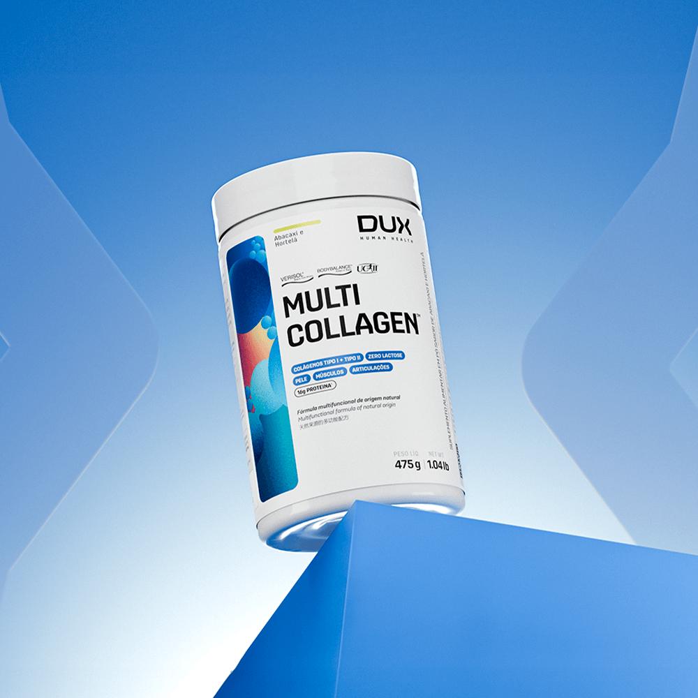 Suplemento Alimentar Multi Collagen DUX Company 475g Sabor Frutas Vermelhas