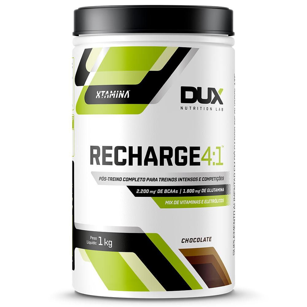 Pós-Treino Premium Recharge 4:1 DUX Company 1Kg Sabor Chocolate