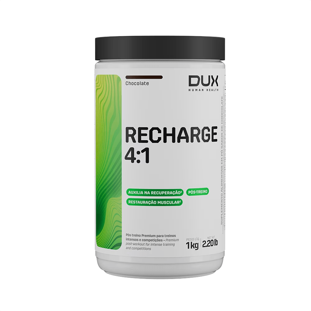 Pós-treino Premium Recharge 4:1 Dux Company 1kg Sabor Chocolate
