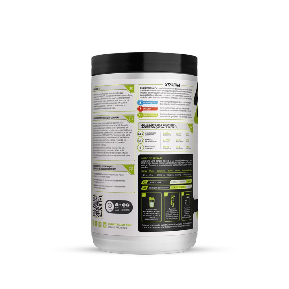Pós-Treino Premium Recharge 4:1 DUX Company 1Kg Sabor Coco
