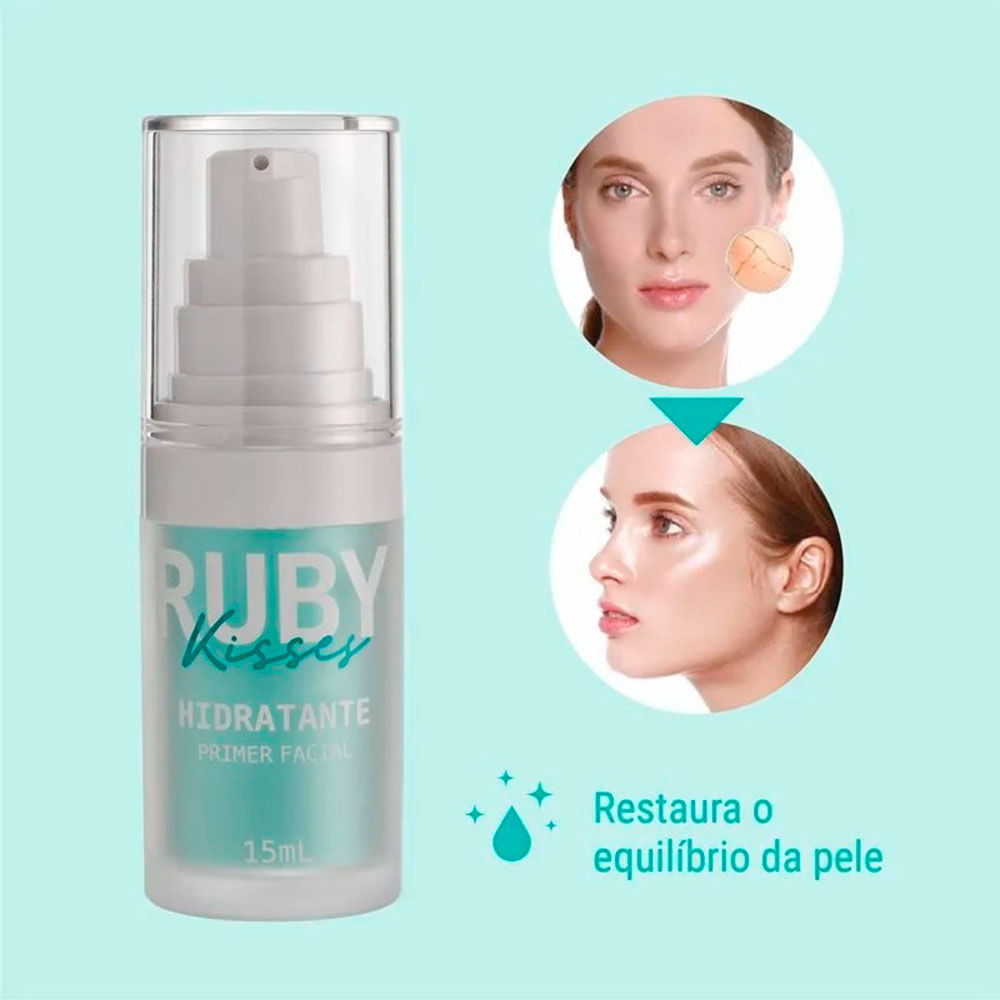 Primer Facial Hidratante Ruby Kisses 15ml