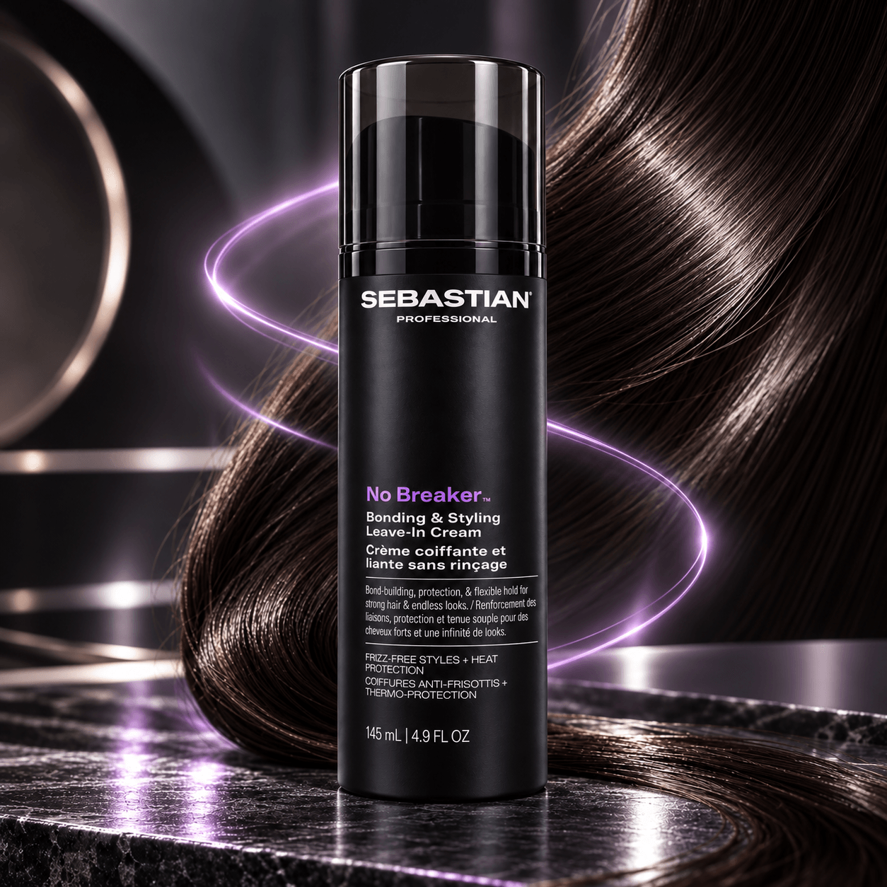 Leave-In No Breaker Creme Leave-In de Reparação e Styling Sebastian Professional 145ml