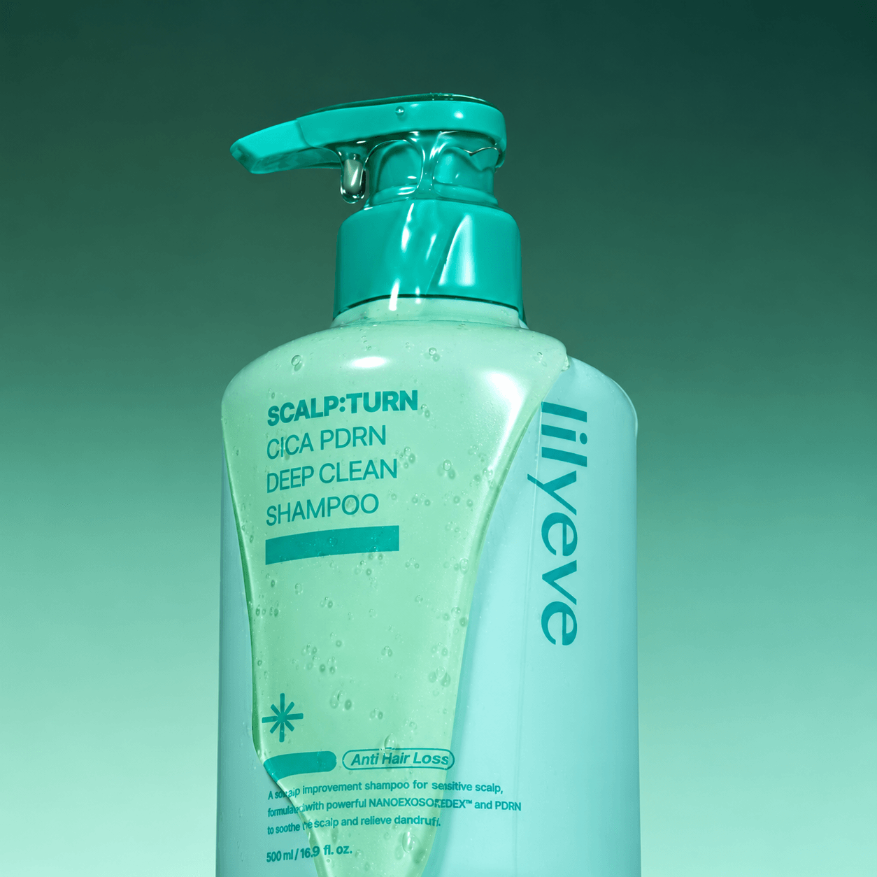 Shampoo Scalp:Turn Cica PDRN Deep Clean Lilyeve 500g